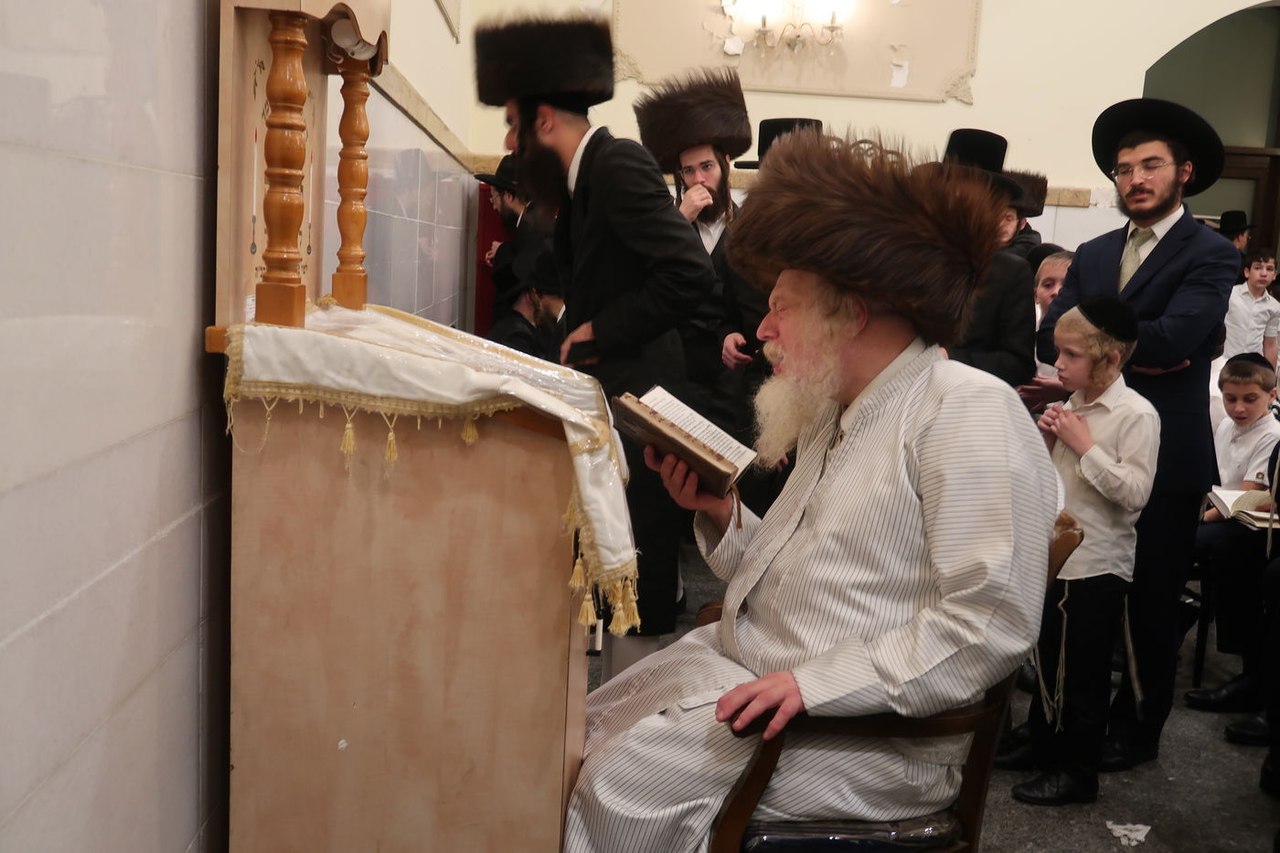 הרבי המשפיע ממבקשי אמונה בשבת בברכפלד