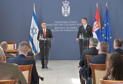 שר החוץ סער היום עם עמיתו הסרבי