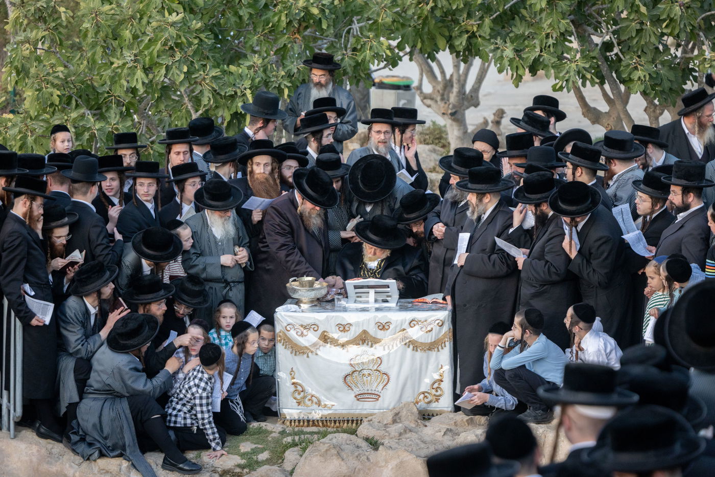 חסידי תולדות אברהם יצחק בתשליך