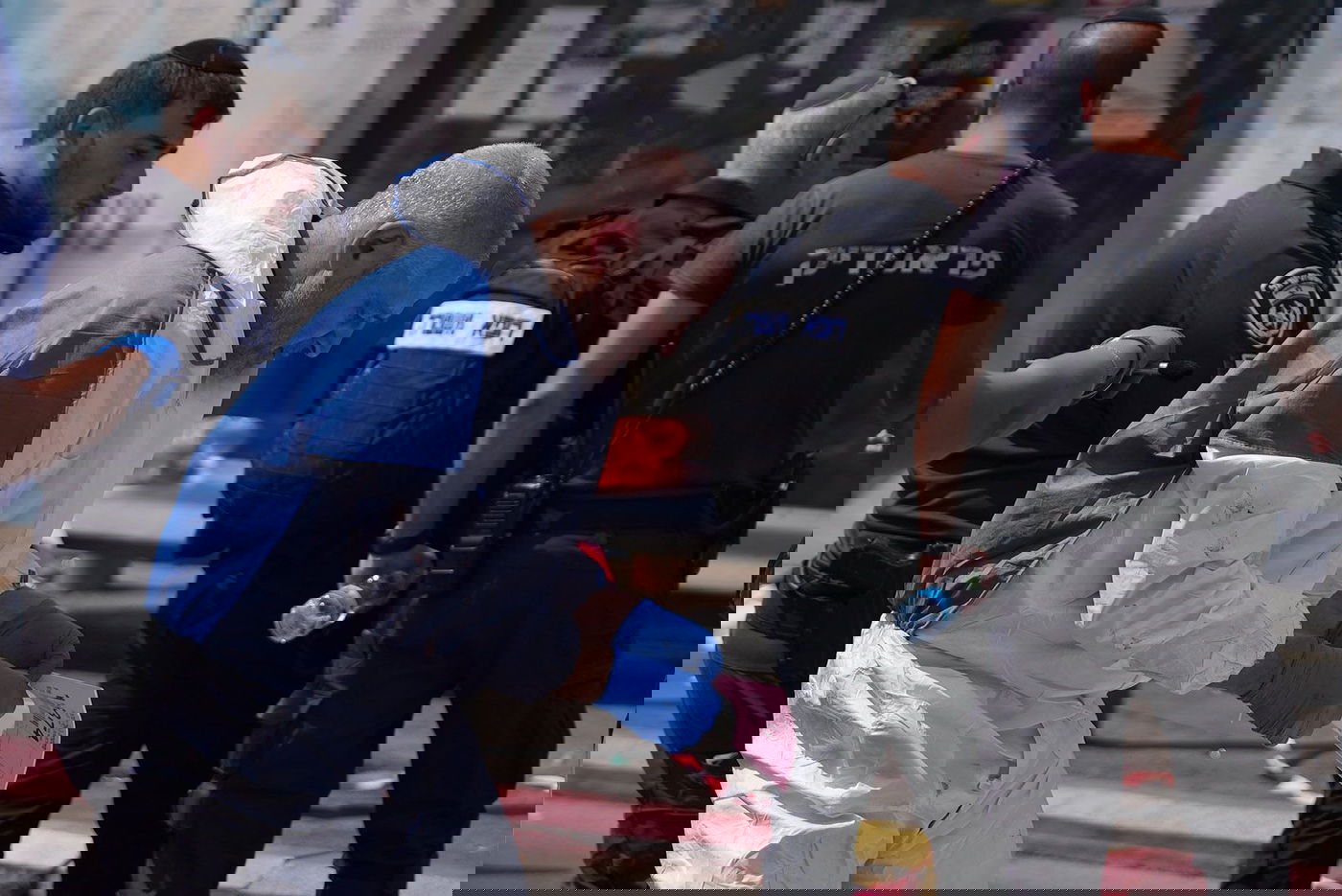 זירת הפיגוע בצומת רמות