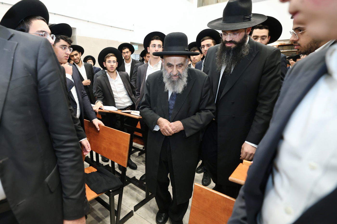 הגר"מ צדקה בישיבת אוהל תורה