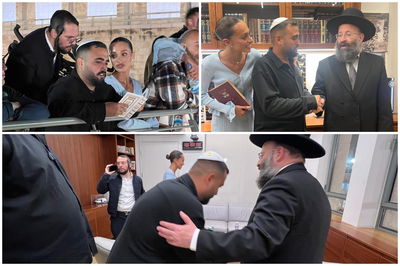 הידוענים שהתארסו ערכו סיור סליחות עם רב הכותל | צפו