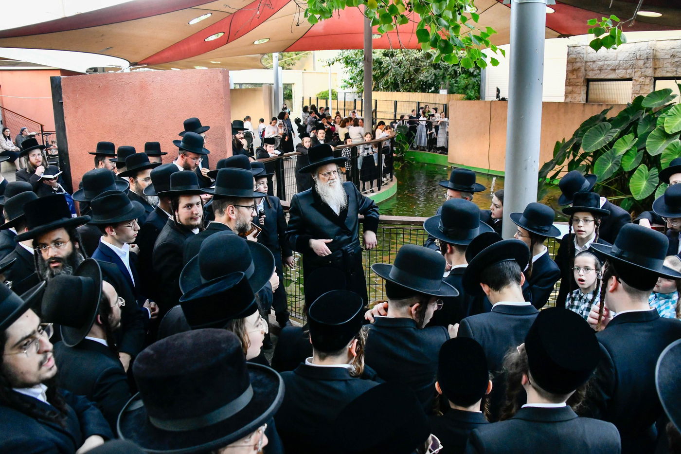 האדמו"ר ממודז'יץ במעמד תשליך