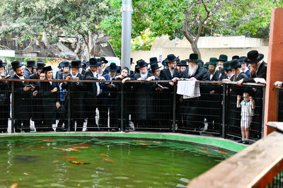 האדמו"ר ממודז'יץ במעמד תשליך