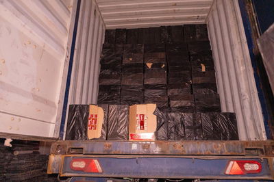 מקורי: כך ניסו להבריח לישראל 80,000 פאקטים של סיגריות