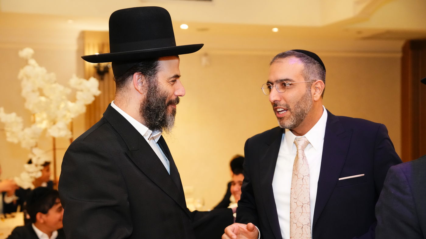 איתי גדסי בירמץ את בנו; מי הגיע לאחל מזל טוב? | צפו בתיעוד נרחב