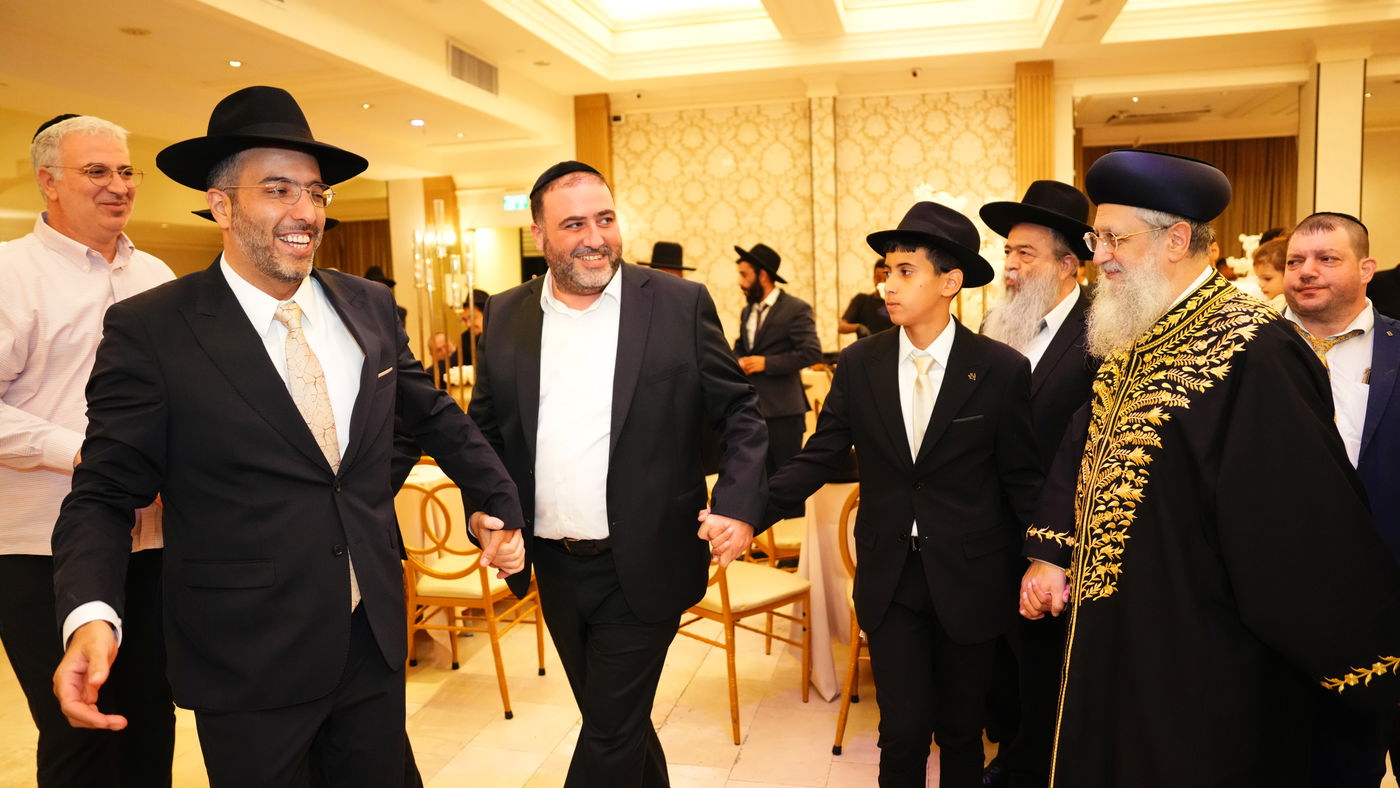 איתי גדסי בירמץ את בנו; מי הגיע לאחל מזל טוב? | צפו בתיעוד נרחב