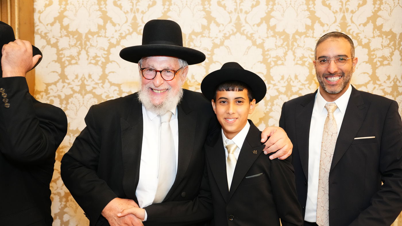 איתי גדסי בירמץ את בנו; מי הגיע לאחל מזל טוב? | צפו בתיעוד נרחב