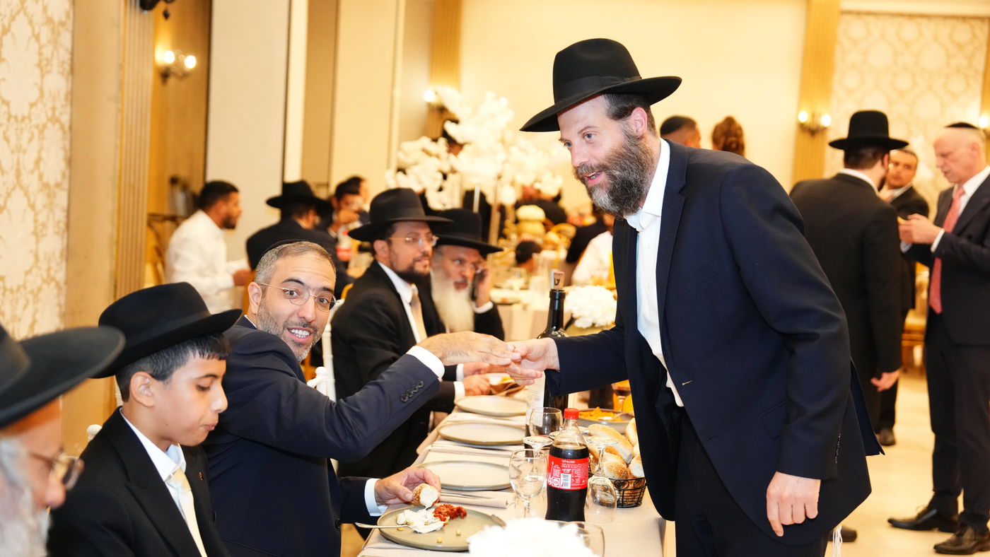 איתי גדסי בירמץ את בנו; מי הגיע לאחל מזל טוב? | צפו בתיעוד נרחב