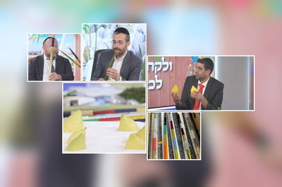 "וּלְקַחְתֶּם לָכֶם..." | משדר מיוחד: כך תבחרו לולב ואתרוג מהודרים; ומה המנהג המרוקאי המתחדש? • צפו