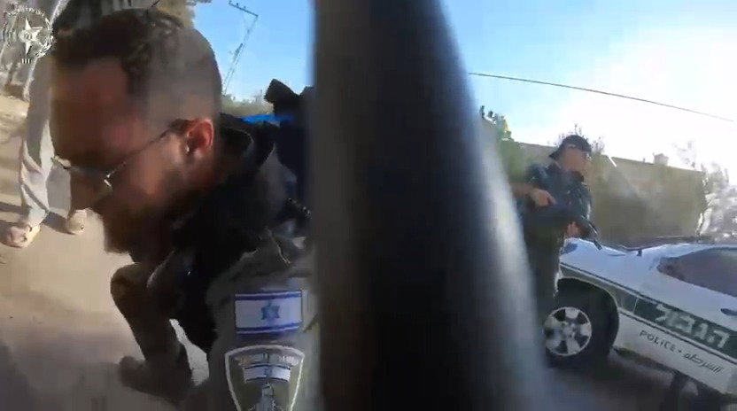 תיעוד רגע המעצר