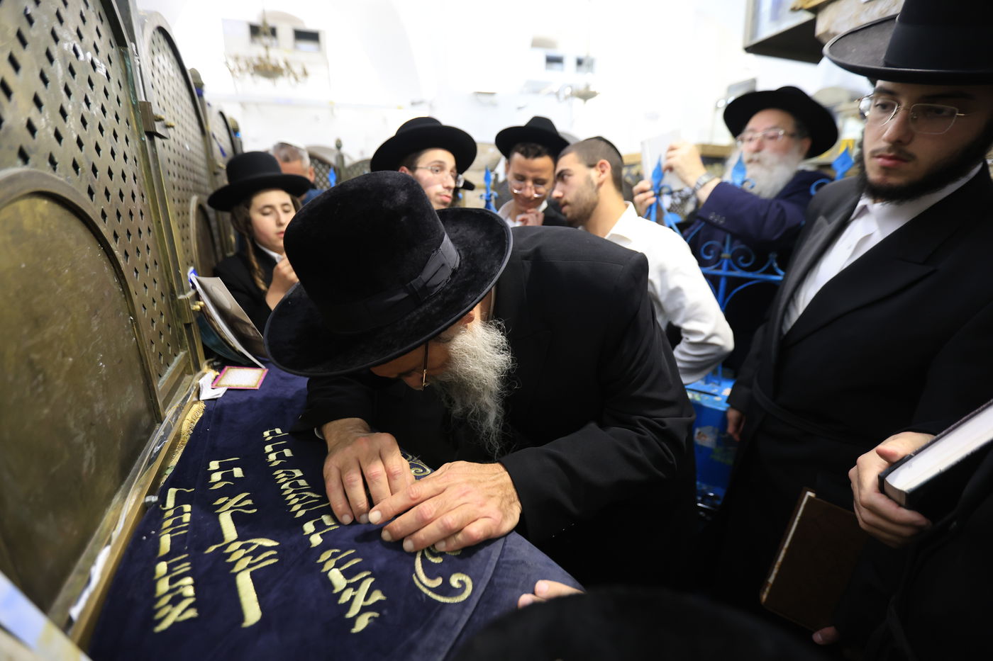 האדמו"ר מאשלג באתרא קדישא מירון