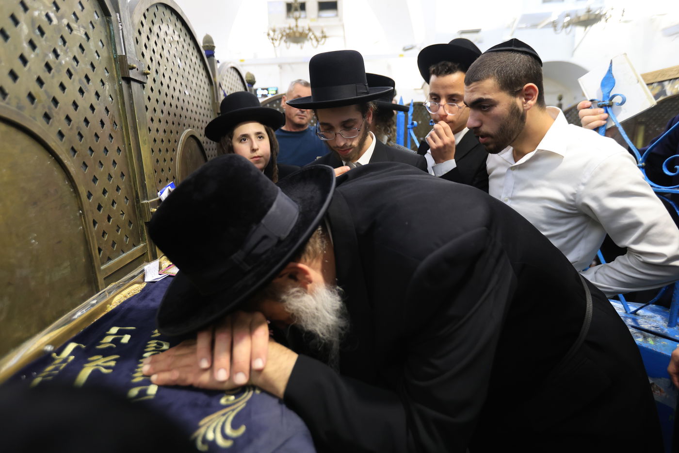 האדמו"ר מאשלג באתרא קדישא מירון