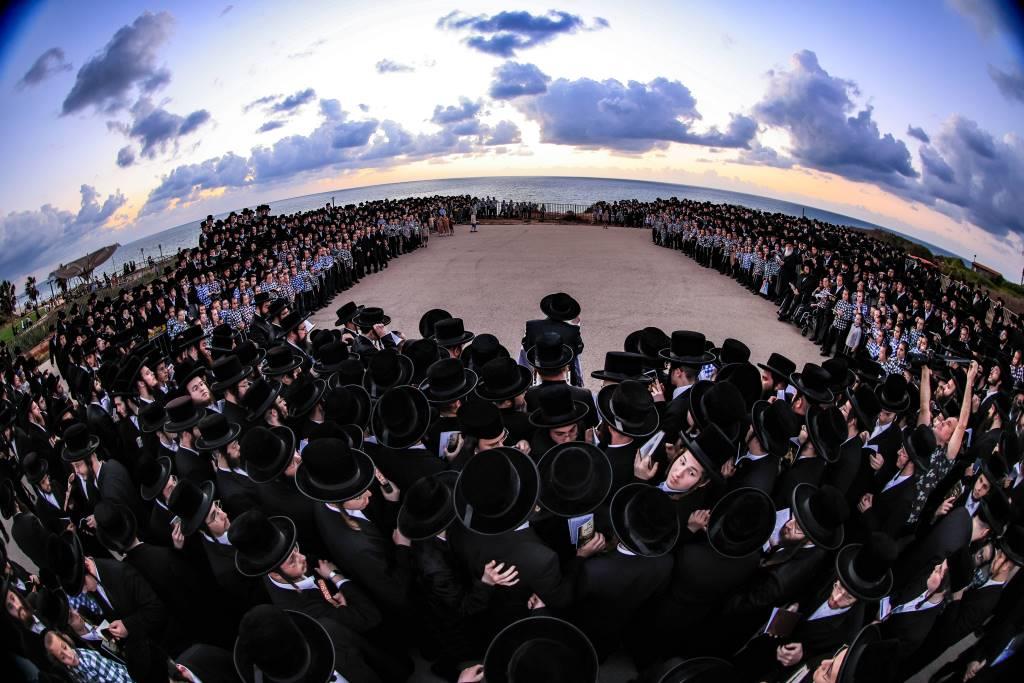 האדמו"ר מצאנז בתשליך