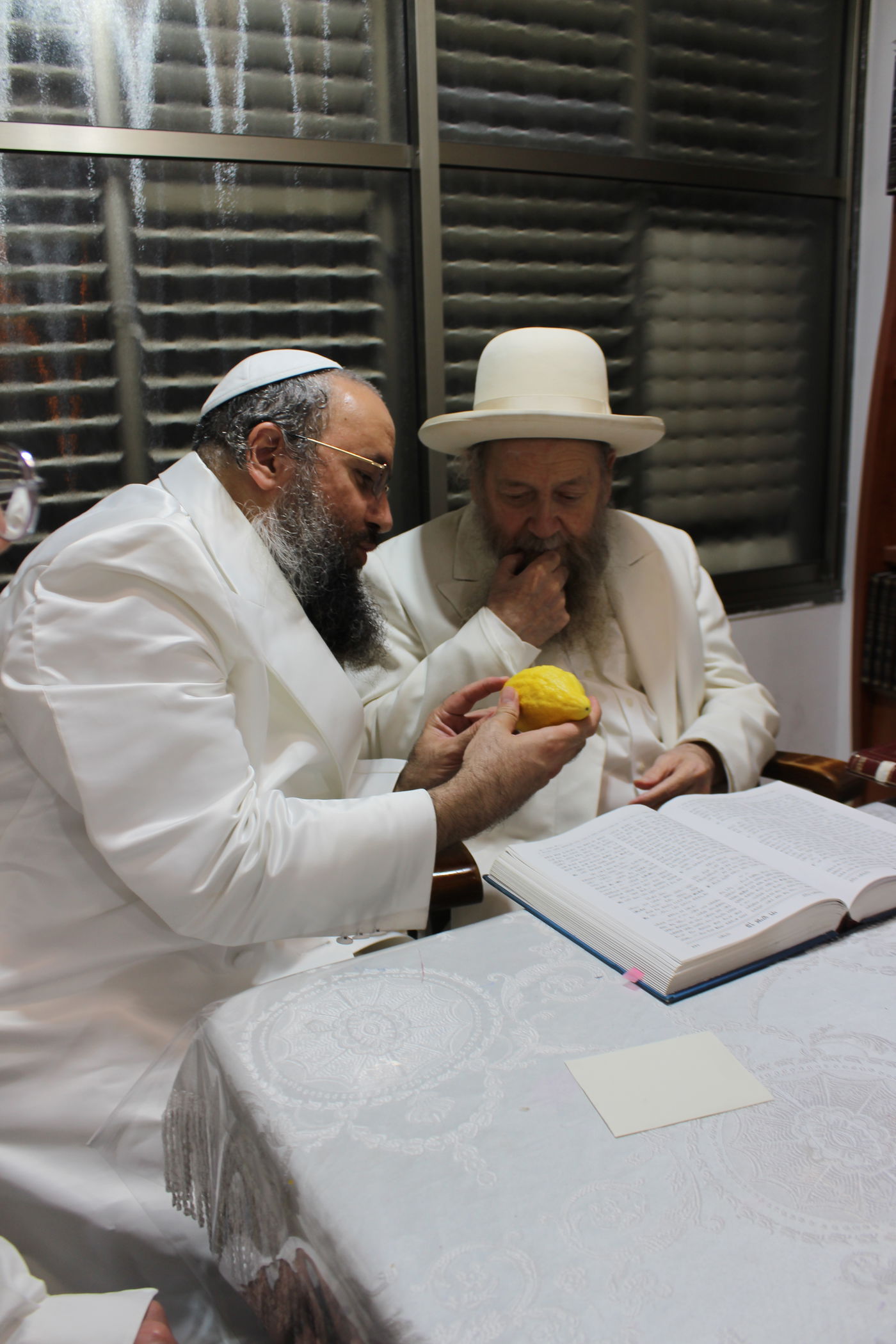 הגאון רבי דוד בצרי בבחירת אתרוג לחג הסוכות