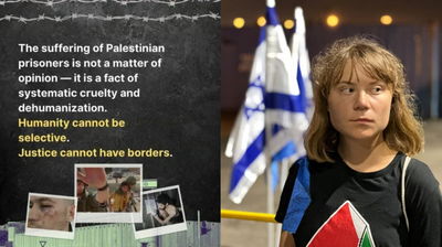 הפדיחה של גרטה: פרסמה תמונה של החטוף אביתר דוד כ"אסיר פלסטיני" - כך הגיבה אחותו