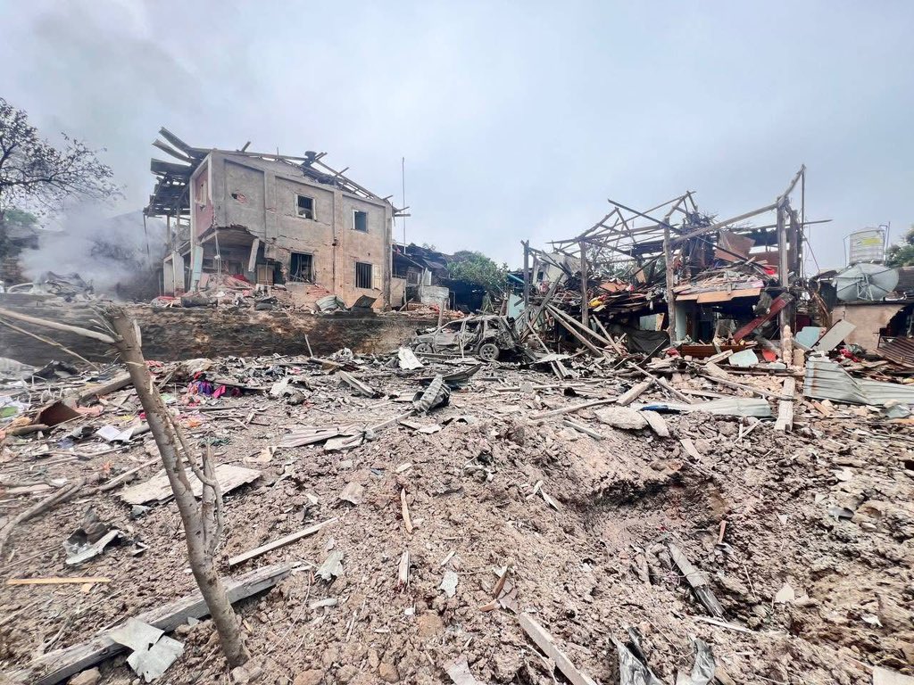 תוצאות המתקפה במיאנמר