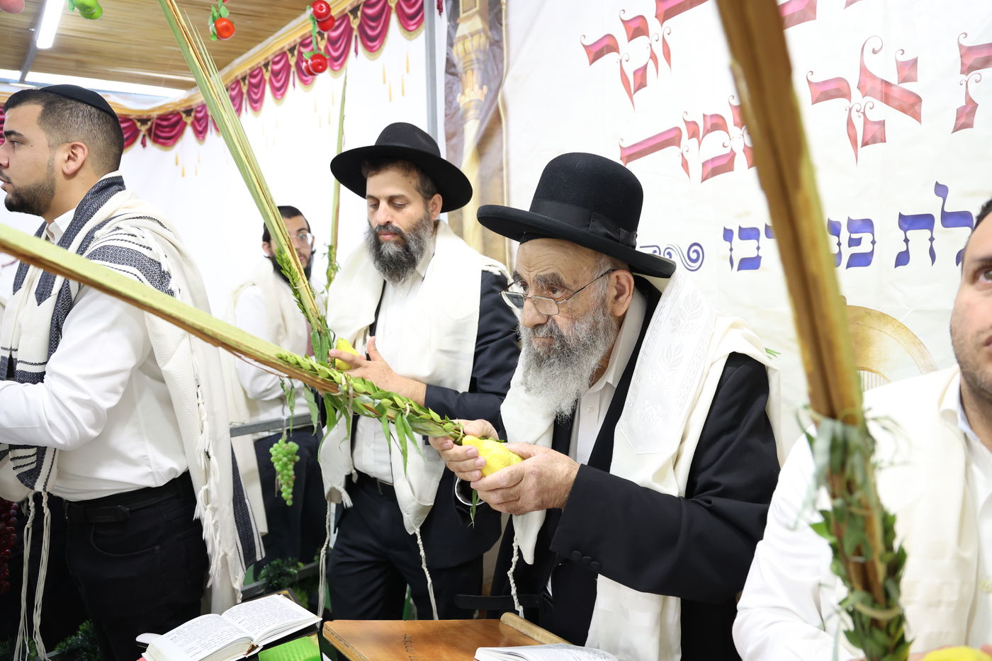 הגאון רבי משה צדקה בנטילת לולב