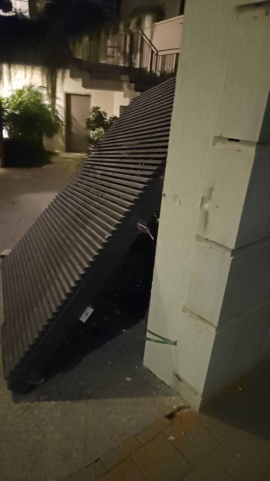 הנזקים שנגרמו לדירת ראש העיר