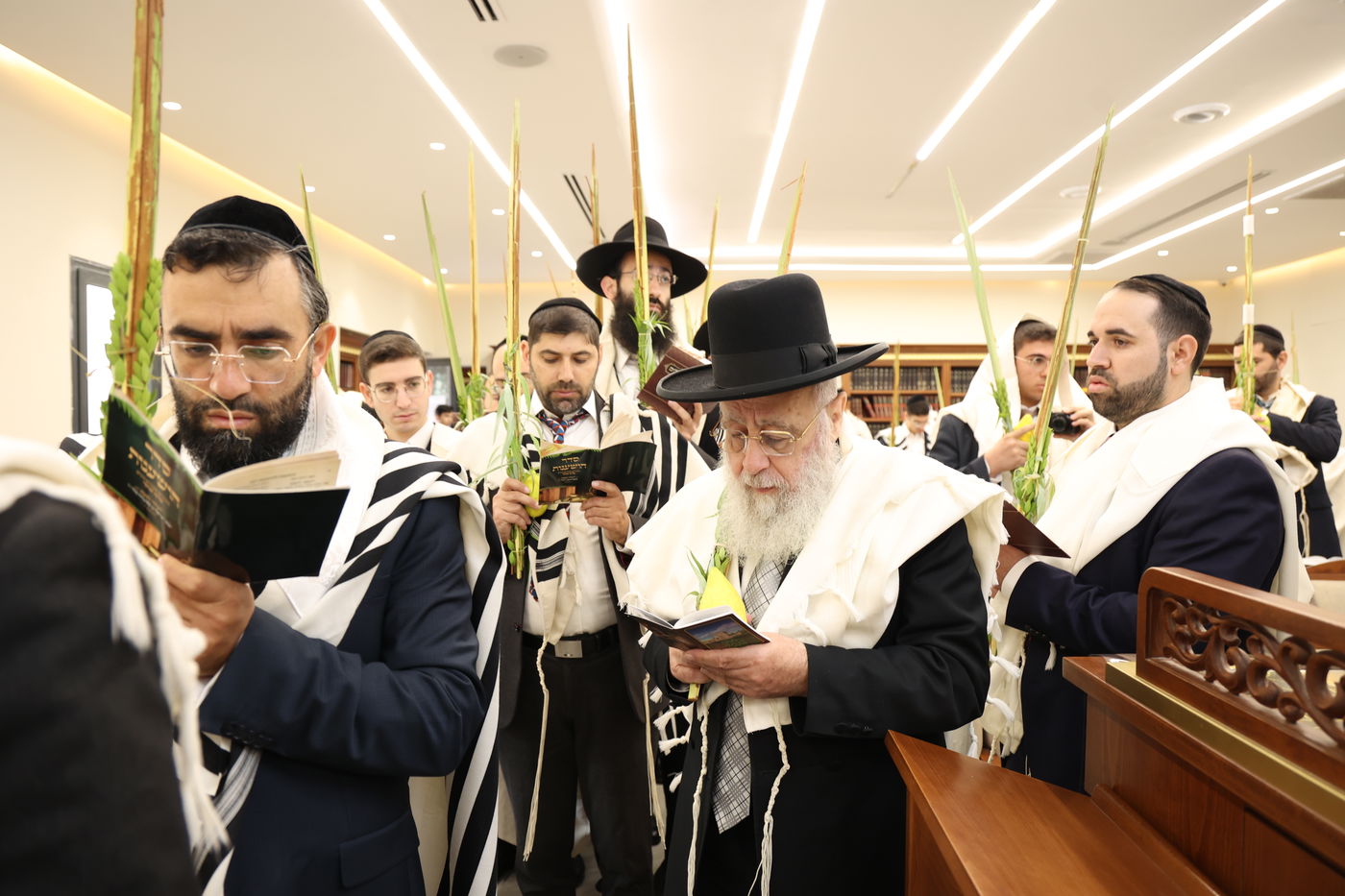 הראשל"צ הגאון רבי יצחק יוסף בנטילת לולב