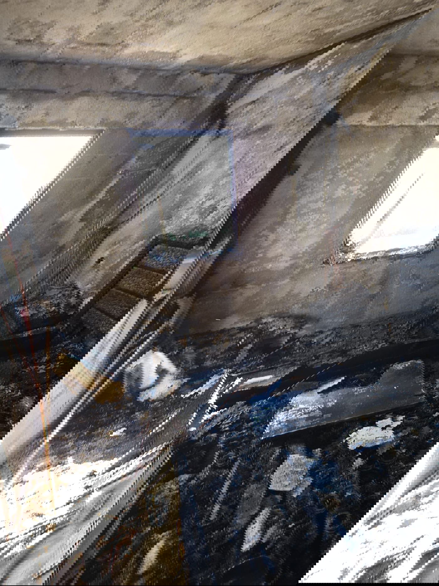 השריפה הבוקר בבת ים