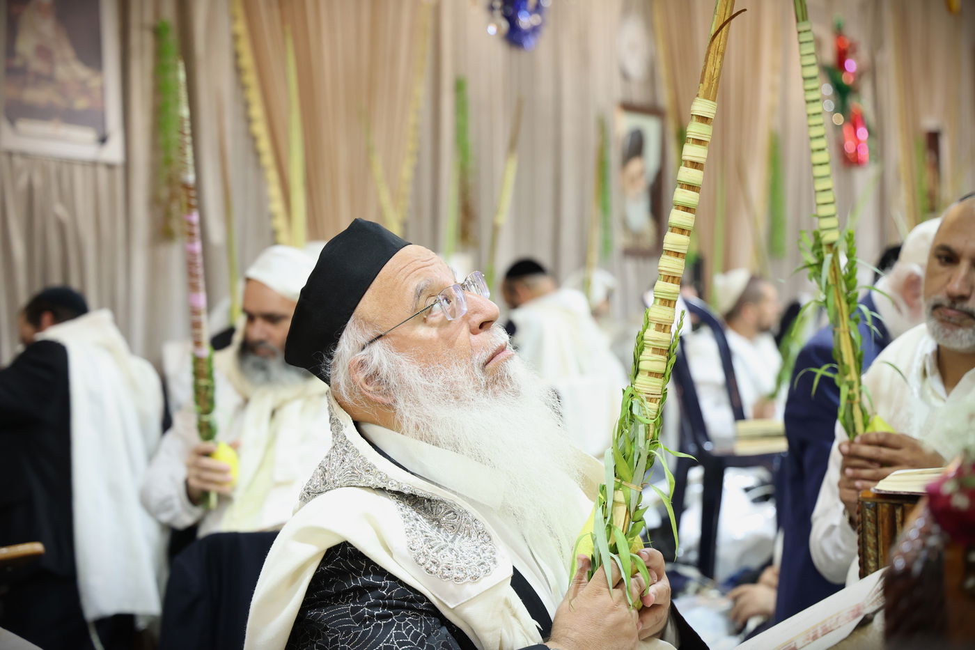 גדולי ישראל הספרדים בנטילת לולב בחול המועד