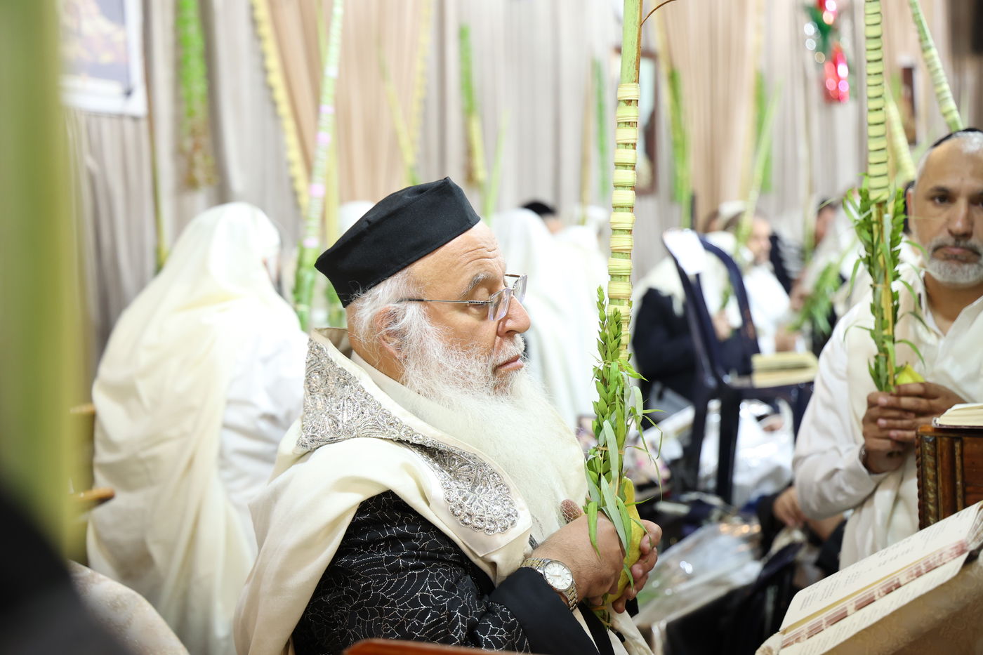 גדולי ישראל הספרדים בנטילת לולב בחול המועד