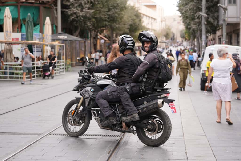 המשטרה בירושלים בחג סוכות