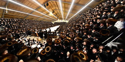 האדמו"ר מבעלזא בטיש חוה"מ סוכות