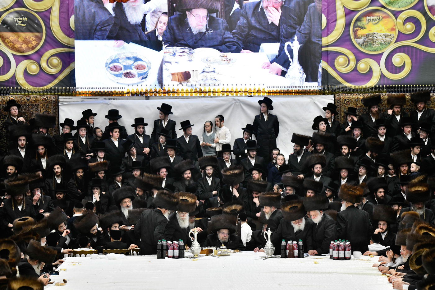 האדמו"ר מבעלזא בטיש חוה"מ סוכות