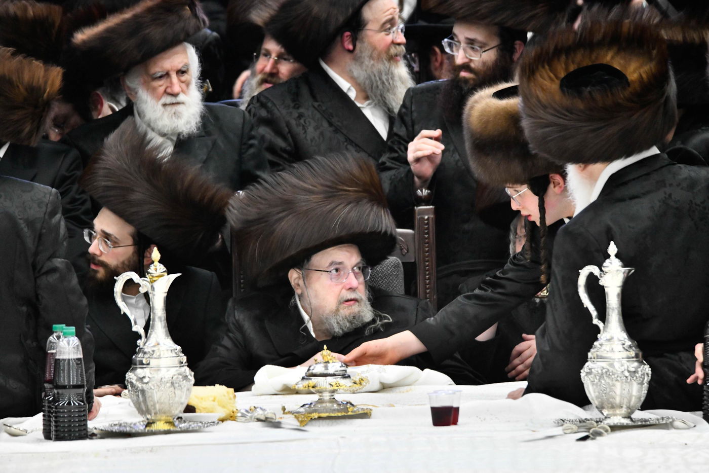 האדמו"ר מבעלזא בטיש חוה"מ סוכות