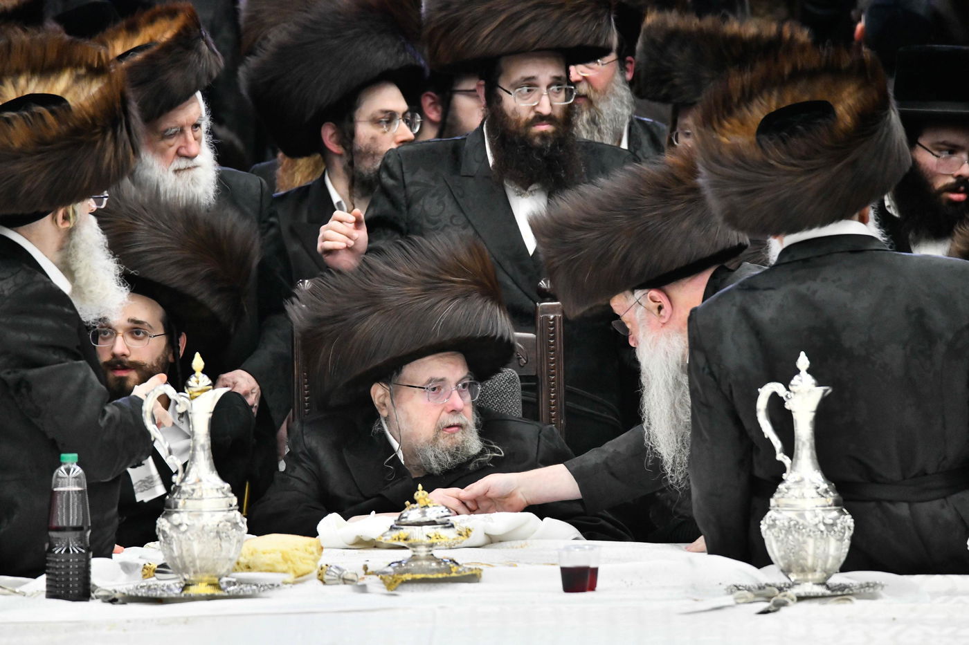 האדמו"ר מבעלזא בטיש חוה"מ סוכות