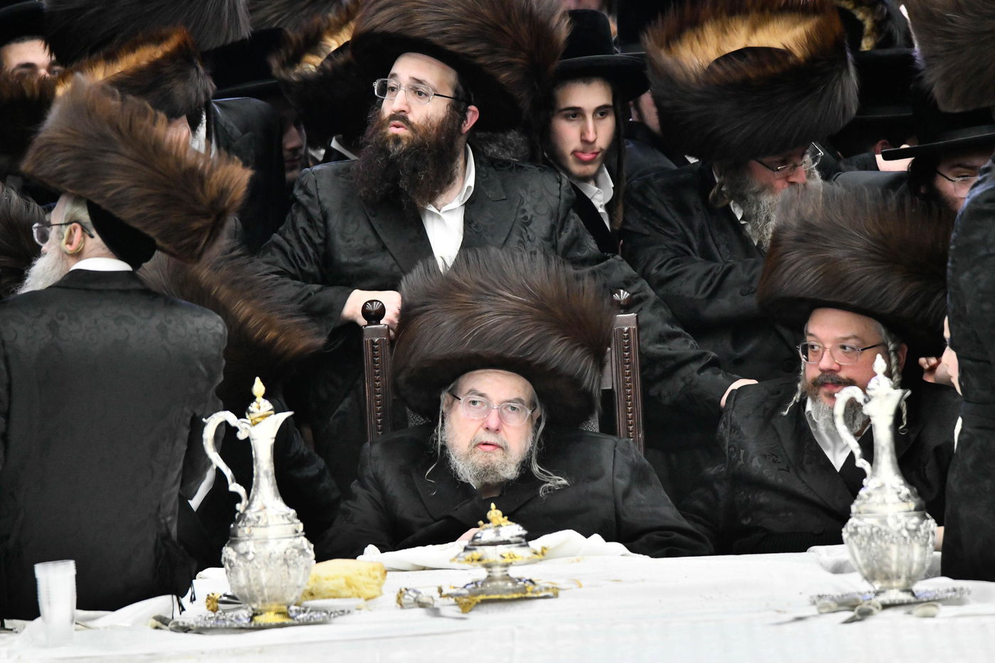 האדמו"ר מבעלזא בטיש חוה"מ סוכות