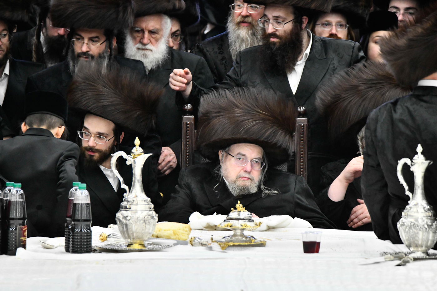 האדמו"ר מבעלזא בטיש חוה"מ סוכות