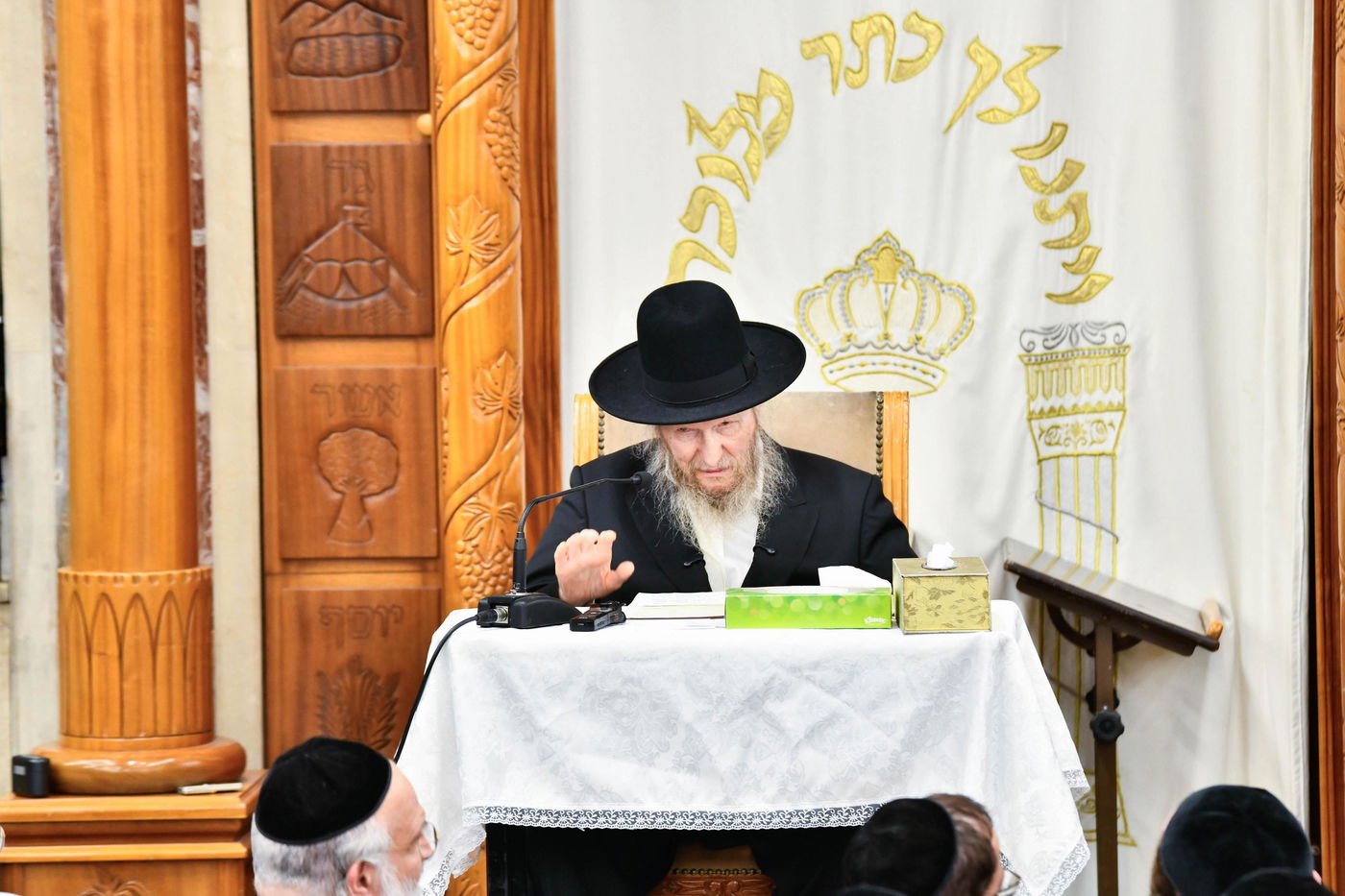 הגה"צ רבי דן סגל בשמחת בית השואבה