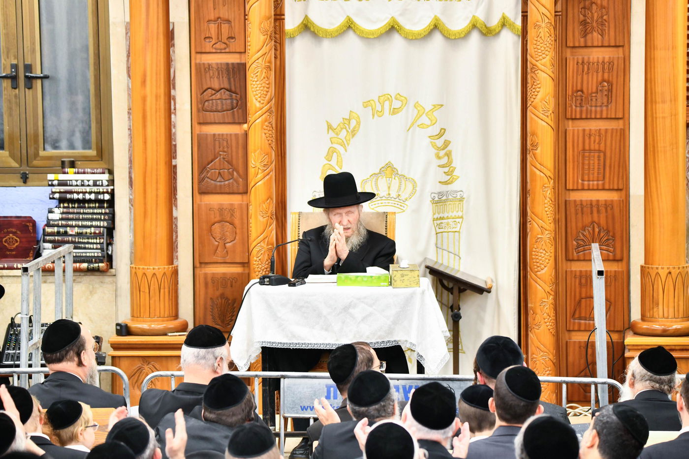 הגה"צ רבי דן סגל בשמחת בית השואבה