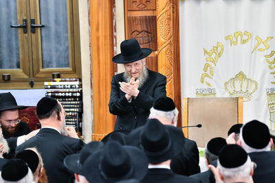 הגה"צ רבי דן סגל בשמחת בית השואבה