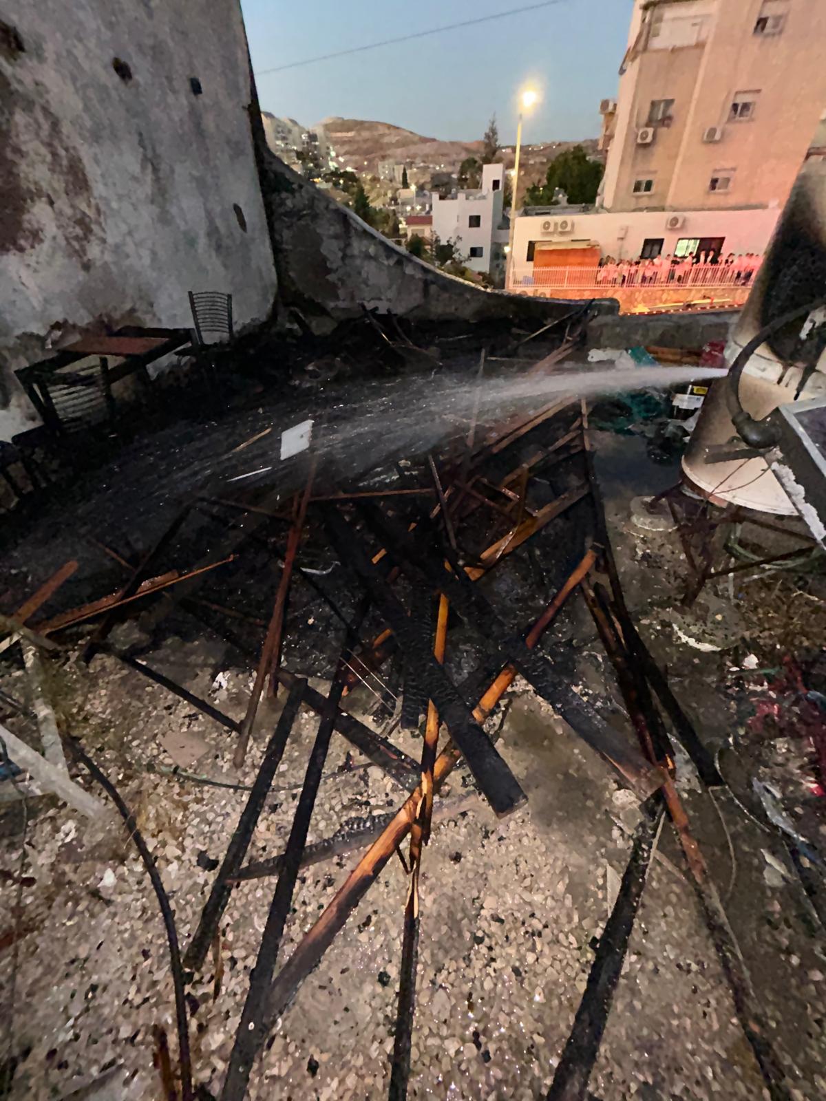 השריפה במודיעין עילית