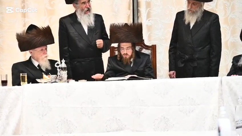 האדמו"ר מסאדיגורה בטיש חוה"מ סוכות