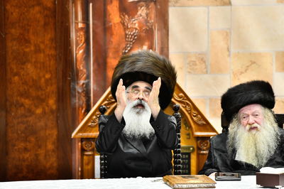 האדמו"ר מדושינסקיא בשמחת בית השואבה