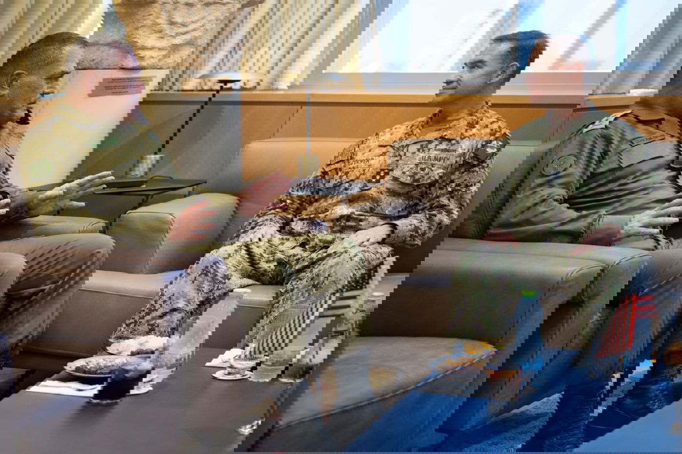 הרמטכ"ל ברצועת עזה  עם בכירי ארה"ב