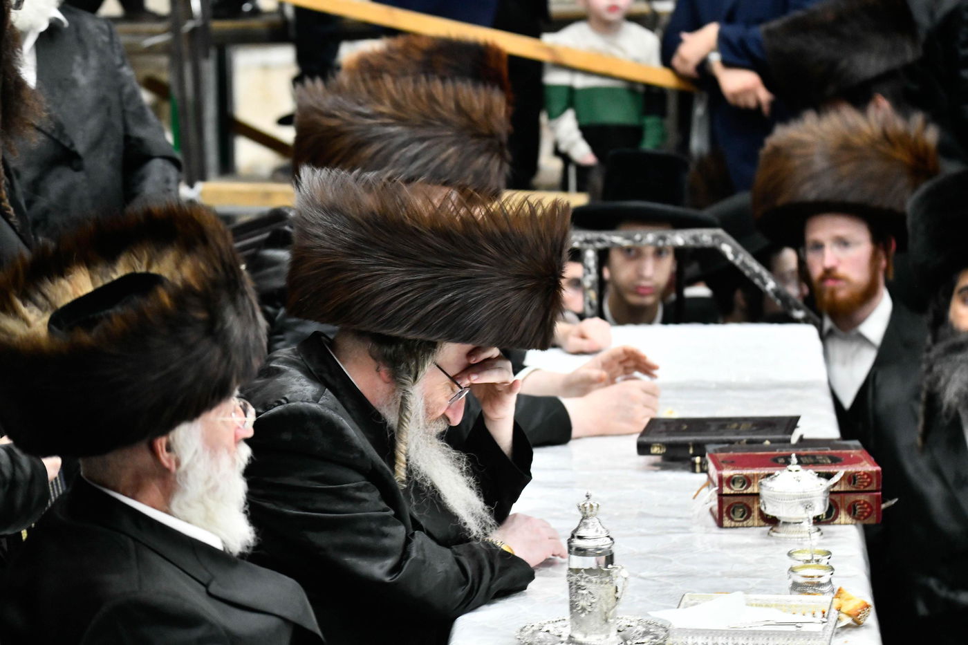 האדמו"ר מביאלה בטיש חול המועד סוכות