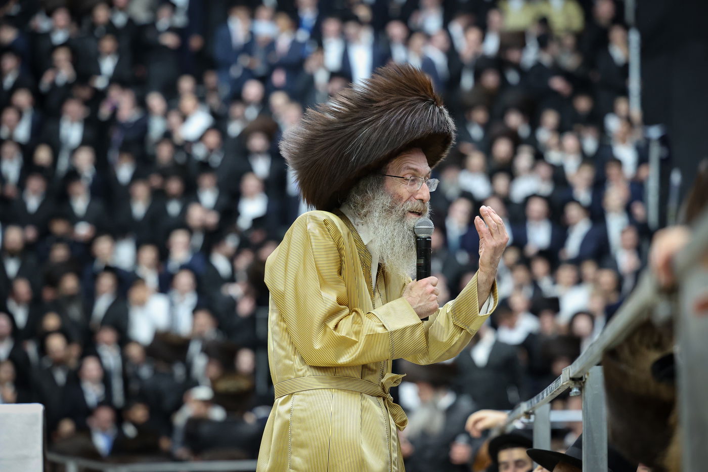 הגה"צ רבי אלימלך בידרמן בשמחת בית השואבה