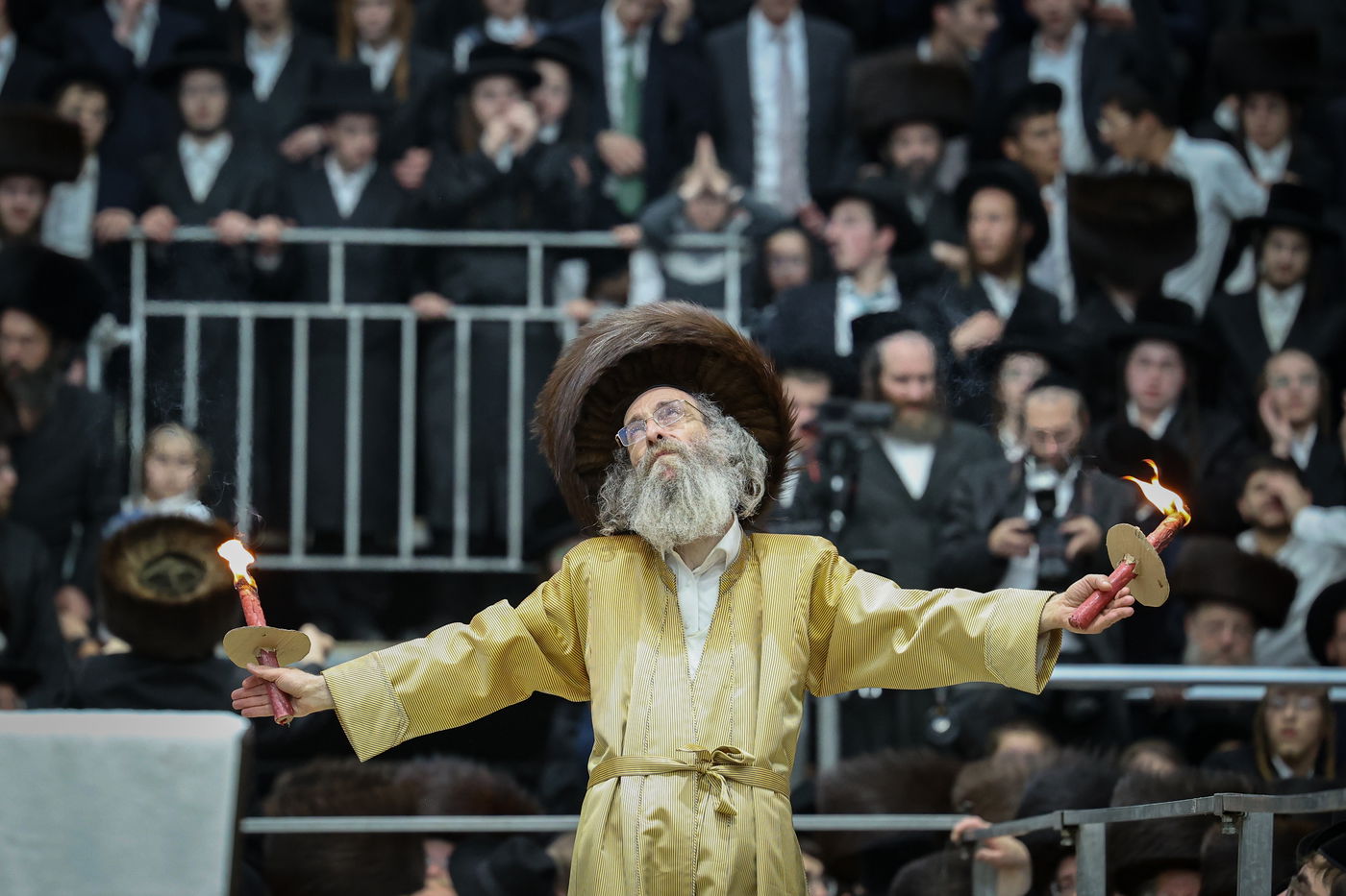 הגה"צ רבי אלימלך בידרמן בשמחת בית השואבה