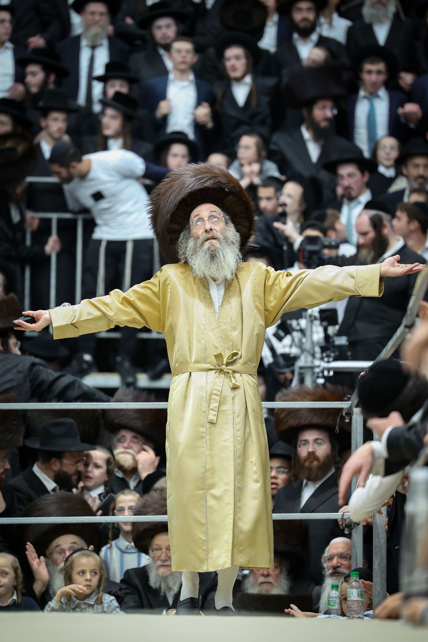 הגה"צ רבי אלימלך בידרמן בשמחת בית השואבה