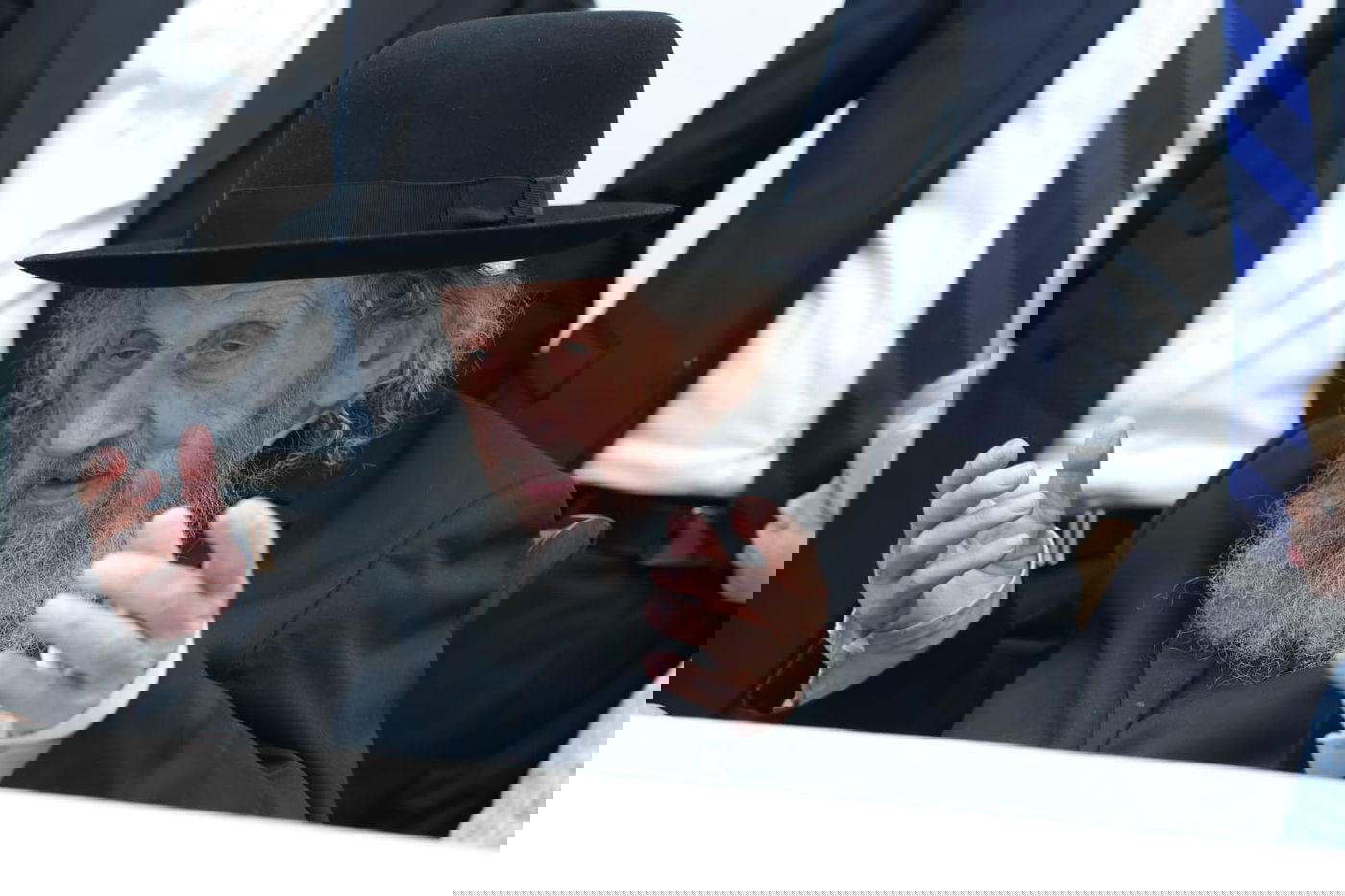 הגר"ד לנדו אצל הגר"מ גריינמן, סוכות תשפ"ו