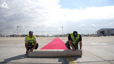 פורסים שטיח אדום: משרד הביטחון השלים היערכות להגעת נשיא ארה"ב | צפו בתיעוד