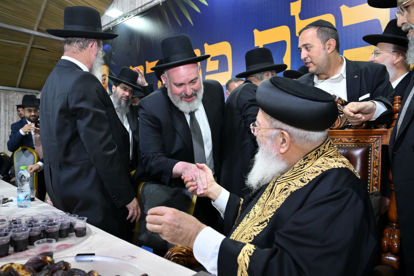 מעמד הקבלת פני הראש"ל הגרש"מ עמאר