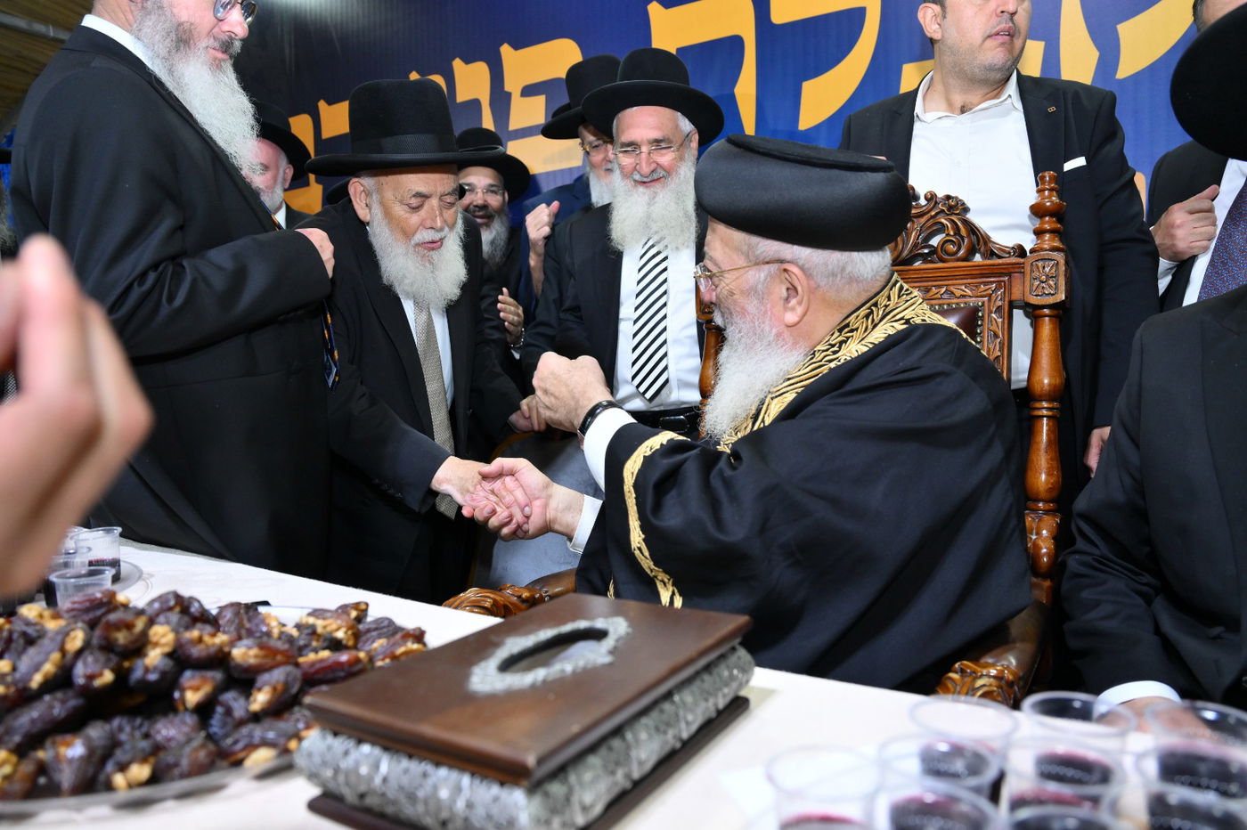 מעמד הקבלת פני הראש"ל הגרש"מ עמאר