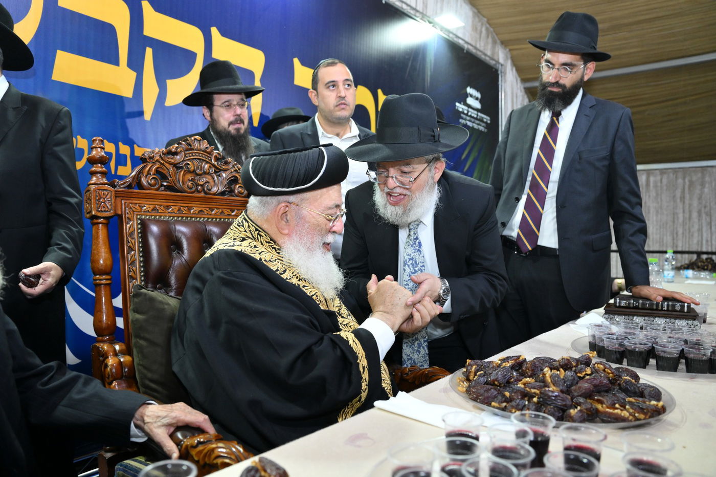 מעמד הקבלת פני הראש"ל הגרש"מ עמאר